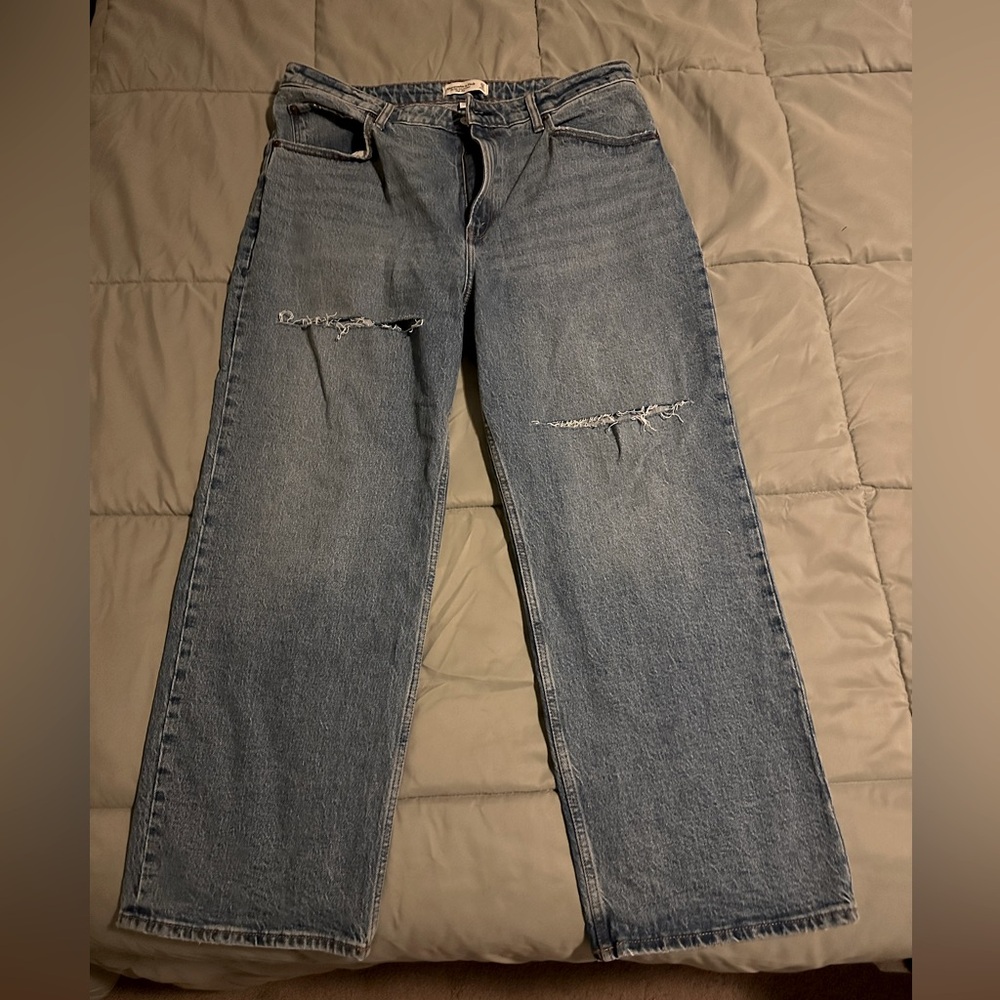 Abercrombie 90s Relaxed Jean High Rise Curve Love Size 16